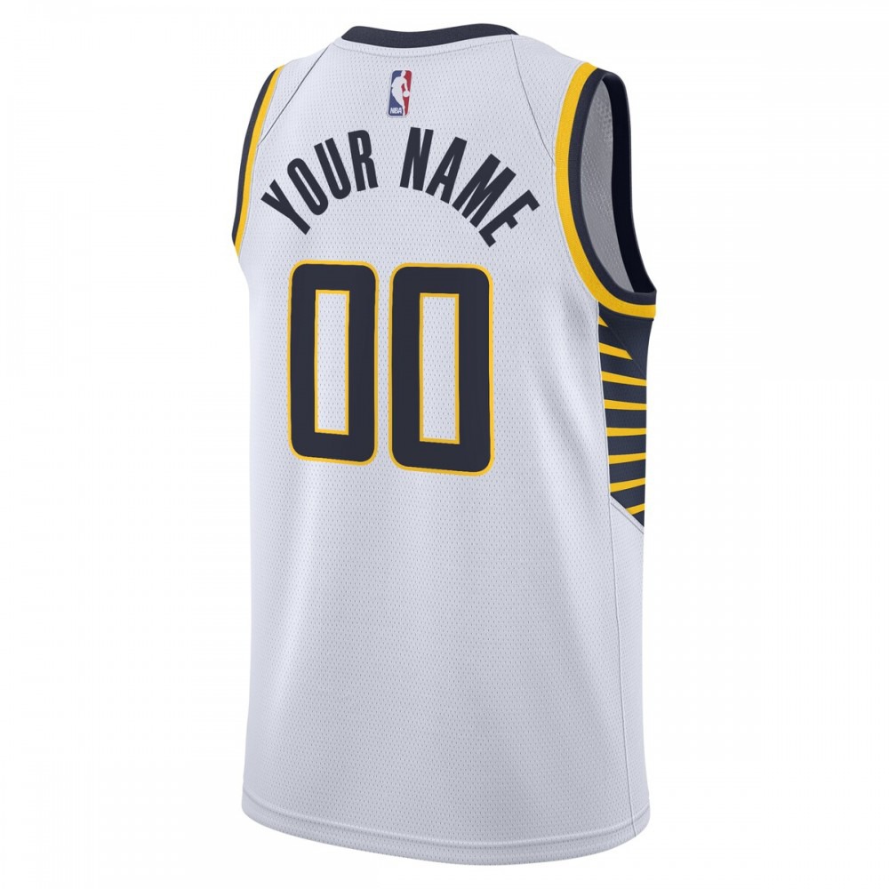 Indiana Pacers 2020/21 Swingman Custom Jersey - Association Edition - White-Pro Kit Vault | Brand New 26/27 Sports Jerseys